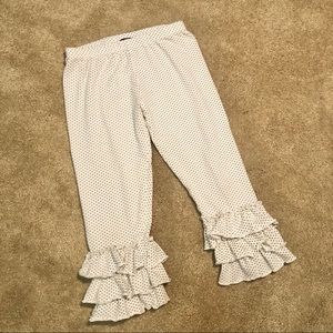 Mustard Pie Girls Triple Ruffle Leggings